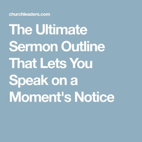 17 Best Sermon images | Bible, Outline, Sermon notes