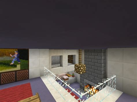 Modern lake house Minecraft Map