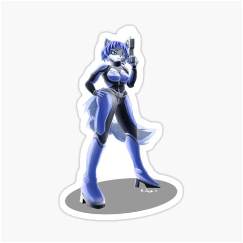 "Krystal " Sticker for Sale by WoadedFox | Redbubble