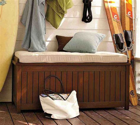 Outdoor Storage Bench with Cushion | Banc de rangement, Banc coffre, Banc de rangement avec coussin