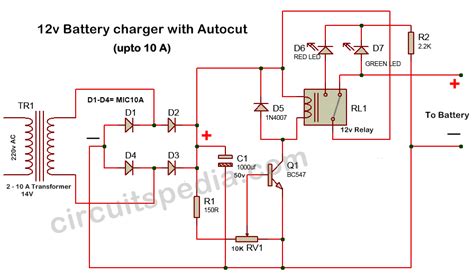 12v 10a Smps Battery Charger Circuit Diagram