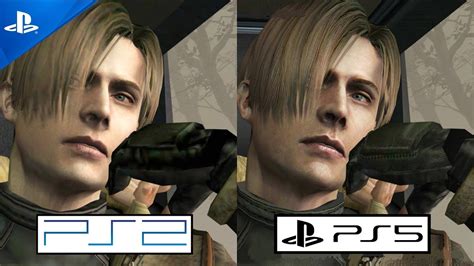 Resident Evil 4 PS5 VS PS2 Graphics Comparison Gameplay / Playstation 5 ...