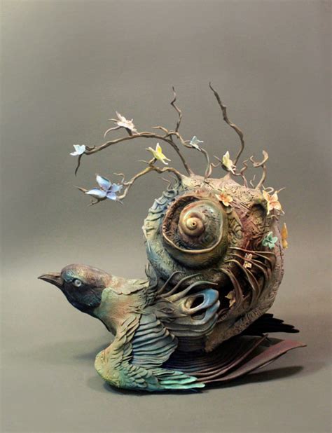 Gorgeously Surreal Sculptures Intricately Fuse Animals with Nature