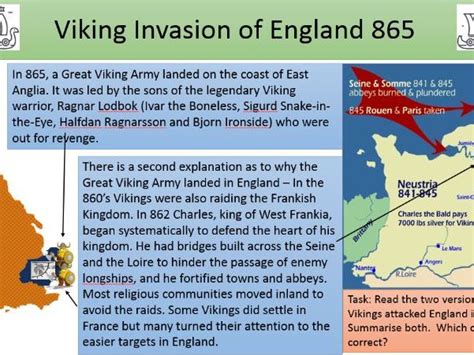 Viking Invasion of England 865 - 878. Detailed coverage of events. OCR ...