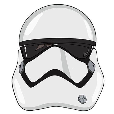 How To Draw Stormtrooper Helmet