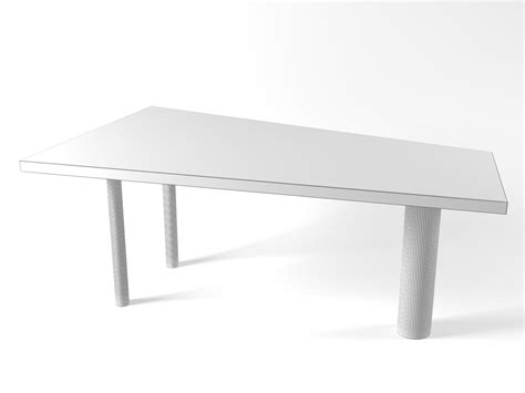 Trapez table 3d model | Atelier Areti