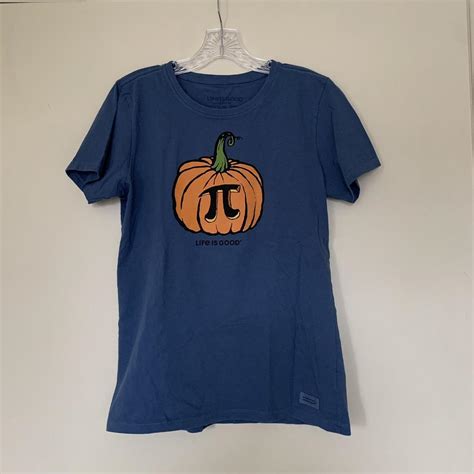 Life is good graphic t-shirt: pumpkin pie pun. Never... - Depop