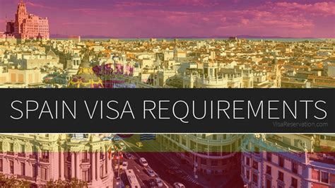 The A-to-Z Guide To Spain Visa Requirements - VisaReservation.com