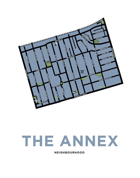 Annex, The - Neighbourhood Map Print – Jelly Brothers