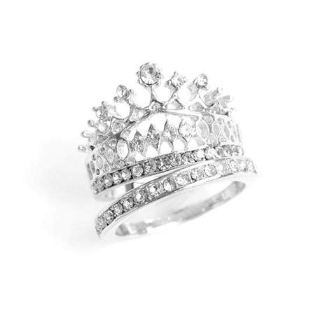 Silver Crown Ring Princess Crown Ring by SusyDeMarchiJewelry | Crown ...