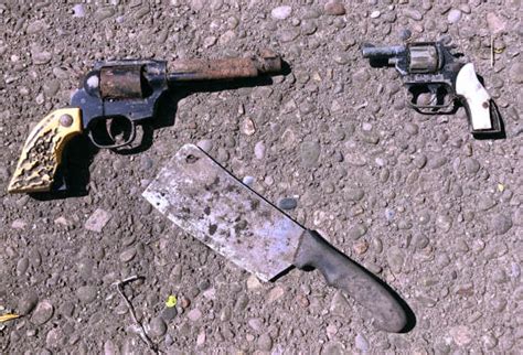 Guns found in a tunnel - Once Occupied