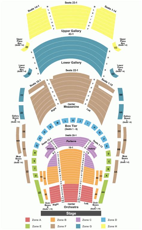 Bass Hall Interactive Seating Chart | Awesome Home