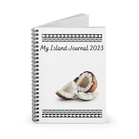 My Island Journal 2023. Samoan Coconut - Etsy | Journal, Etsy, Gifts