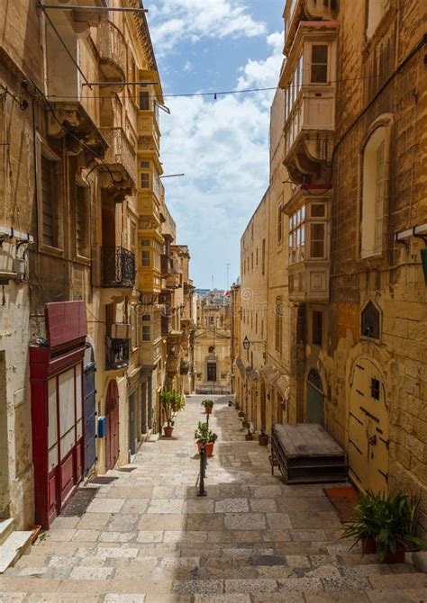 Maltese Architecture in Valletta, Malta Stock Photo - Image of malteser, landscape: 35487372