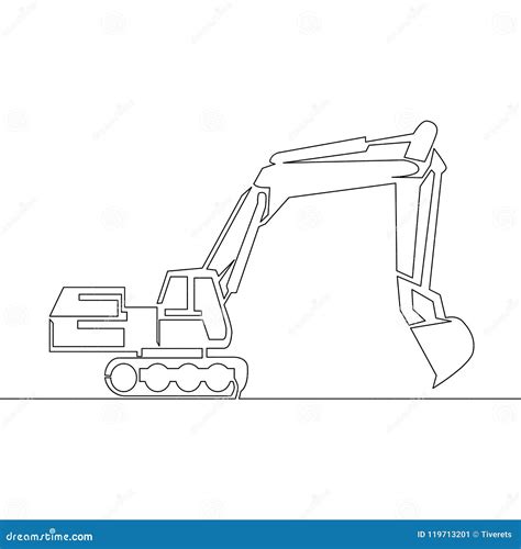 Drawing Excavator Royalty-Free Stock Photography | CartoonDealer.com #28845635