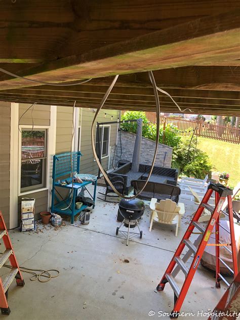 Under Deck Ceiling System Install - Southern Hospitality