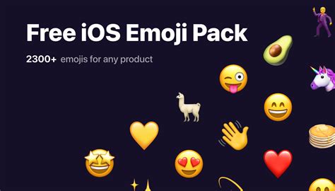 Free iOS Emoji Pack | Figma