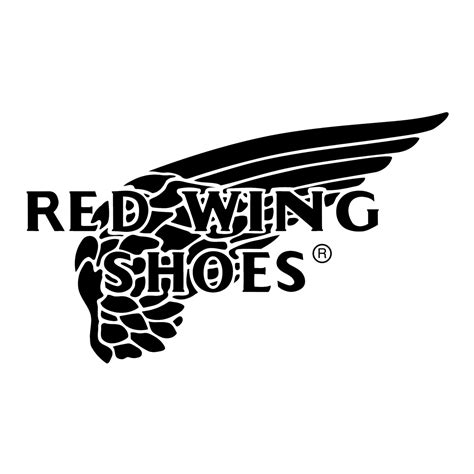 Red Wing Shoes Logo Black and White – Brands Logos