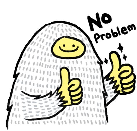 No Problem Thumbs Up Sasquatch Yeti GIF | GIFDB.com