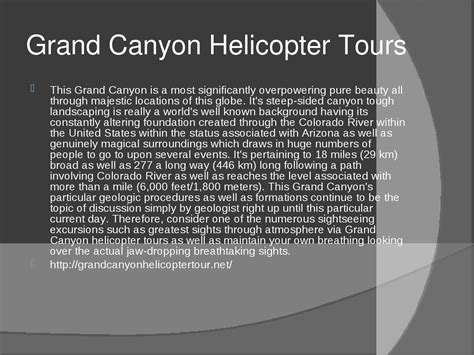 Grand Canyon Helicopter Tours by Roberta Shields - Issuu