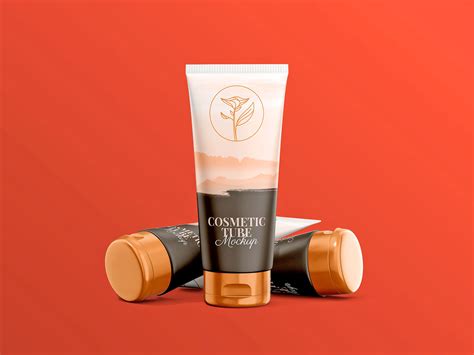 Cosmetic Tube Packaging Free Mockup