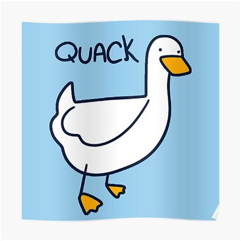 "Quack Duck" Poster for Sale by SaradaBoru | Redbubble