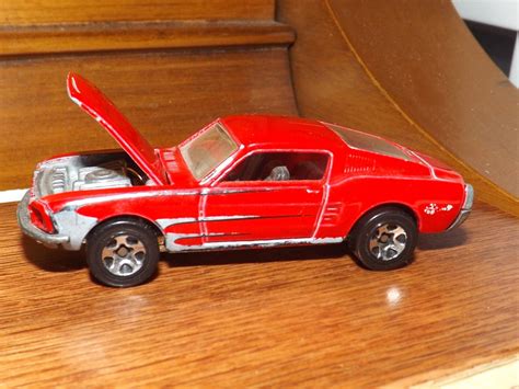 Hot Wheels Car Vintage Car Collectible Red Mustang Fast