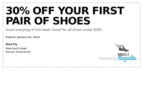 Shoe Fly coupon | 30% off your First Pair of Shoes | Couponler