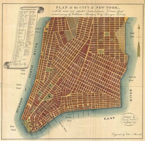 New York map 1800 - Map of New York City 1800 (New York - USA)