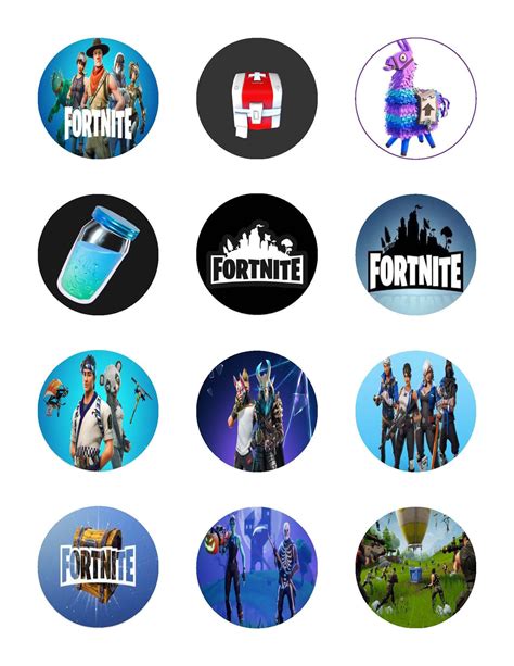 Fortnite Cake Topper Printable