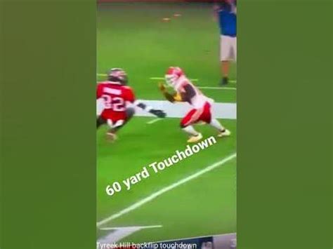 Tyreek Hill’s 60 yard backflip touchdown - YouTube