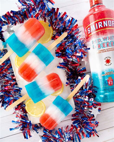 Boozy Firecracker Popsicles | Recipe | Boozy popsicles, Popsicle recipes, Boozy