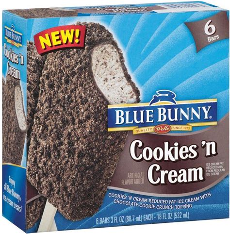 Blue Bunny® Cookies 'N Cream Ice Cream Bars 6 ct Reviews,Q&A ...