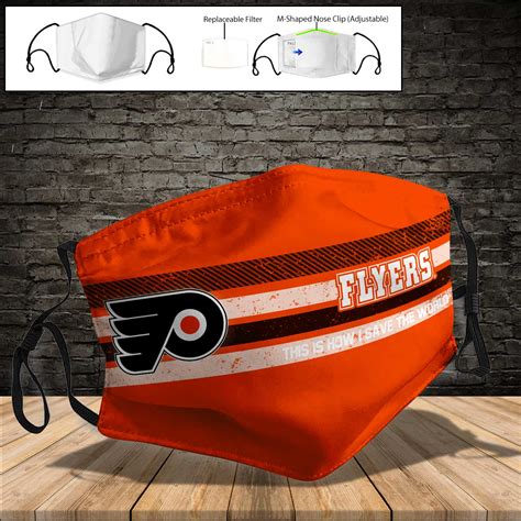 Philadelphia flyers this is how i save the world full printing face mask