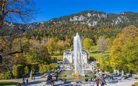 Download Man Made Linderhof Palace HD Wallpaper