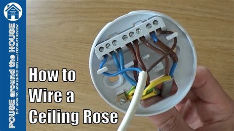 Ceiling Rose Light Fitting Wiring