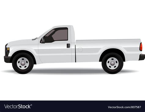 Pick-up truck Royalty Free Vector Image - VectorStock