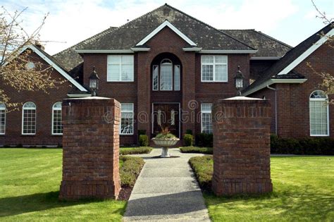 Brick Mansion stock photo. Image of architect, built, exterior - 2216048