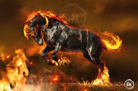 Firehorse | Fire horse, Fantasy horses, Horses