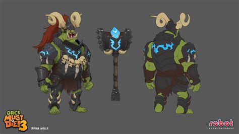 ArtStation - Orcs Must Die! 3 - Orc Boss, Brian Wells in 2020 | Concept art characters, Orcs ...