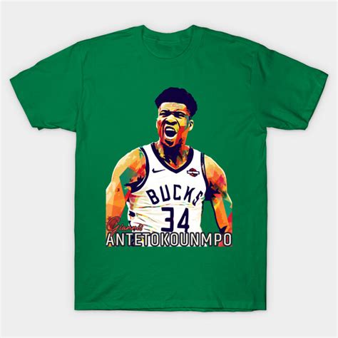 Giannis Antetokounmpo - Giannis Antetokounmpo - T-Shirt | TeePublic