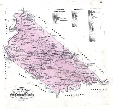 Lancaster County Map