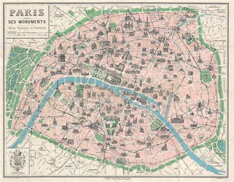 Map Of France With Monuments