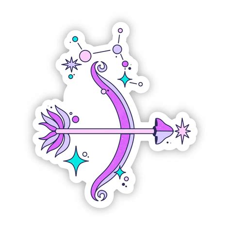 Sagittarius Astrology Symbol Sticker – Big Moods