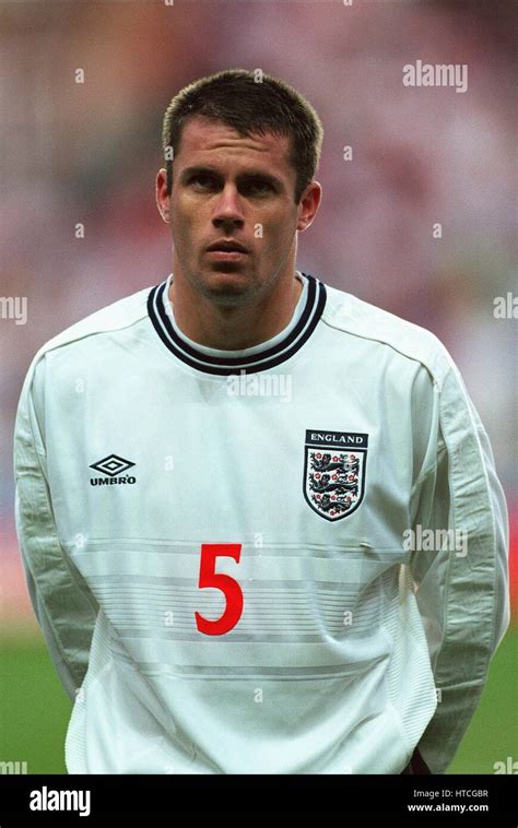 JAMIE CARRAGHER ENGLAND U21 & LIVERPOOL FC 03 September 1999 Stock ...