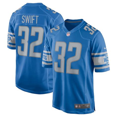 D'Andre Swift Jersey - Lions S-2X 3X 3XL 4X 4XL 5X 5XL