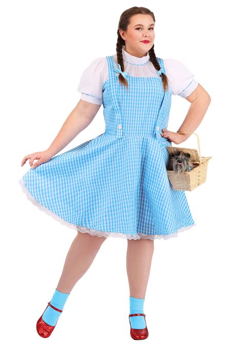 Women's Plus Size Wizard of Oz Dorothy Costume