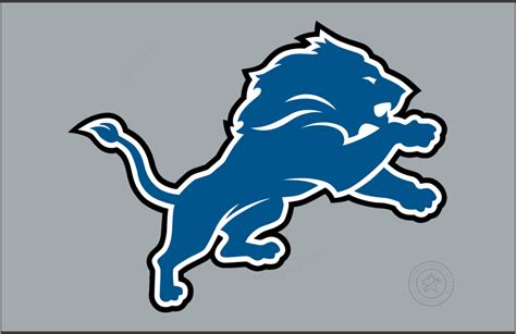 Detroit Lions Logo - Primary Dark Logo - National Football League (NFL) - Chris Creamer's Sports ...