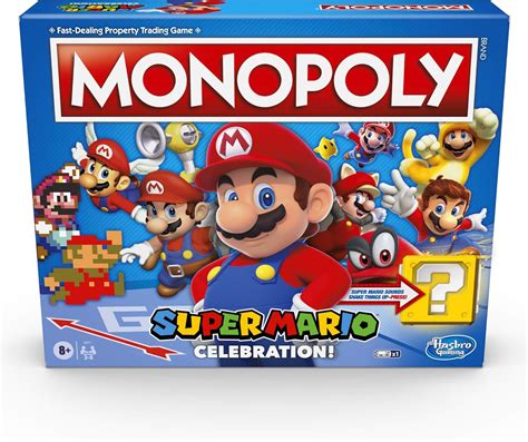 Monopoly Super Mario Celebration Edition Board Game for Super Mario ...