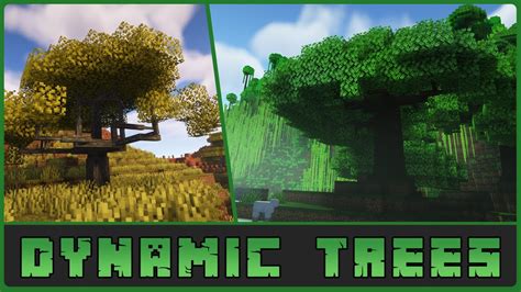 Minecraft - Dynamic Trees Mod Showcase [Forge 1.18.2] - YouTube